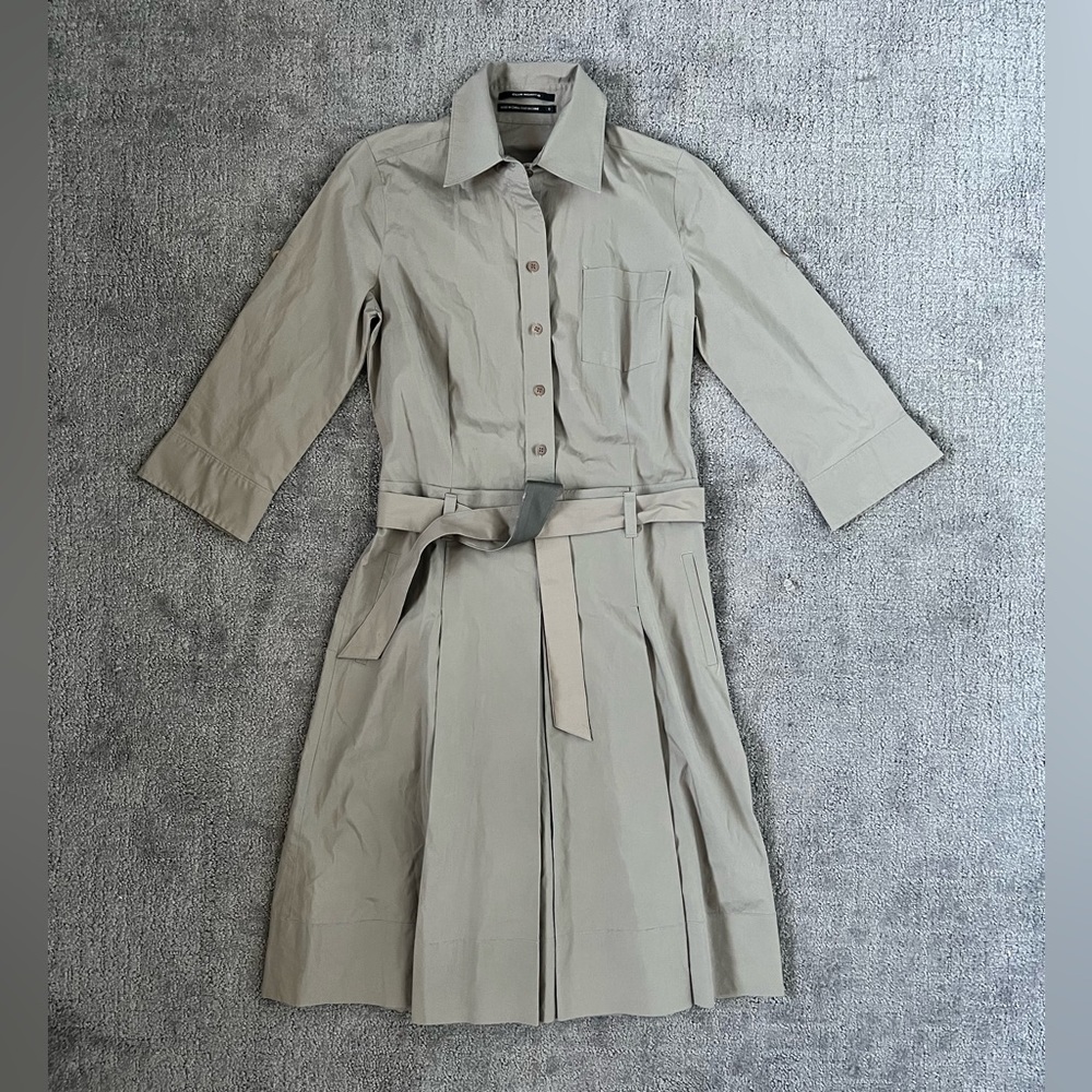 Club Monaco Utility Belted Shirt Dress